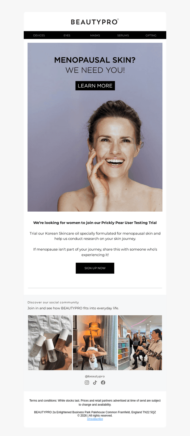 Help shape menopausal skincare 🫶