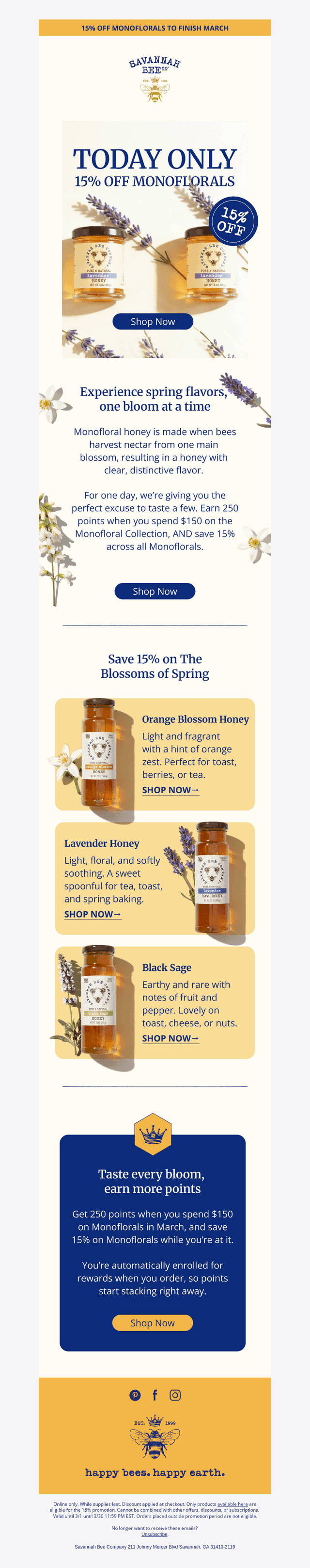 TODAY ONLY: Save 15% on Monoflorals