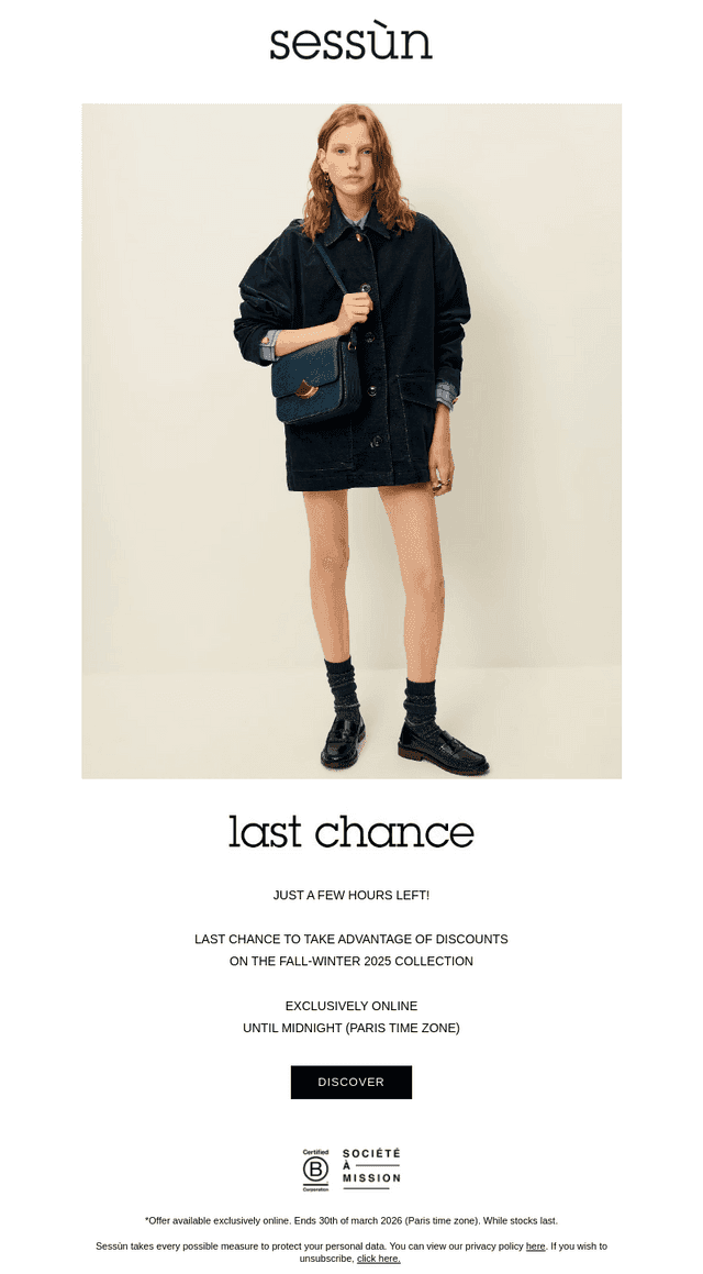 Last chance | Last hours