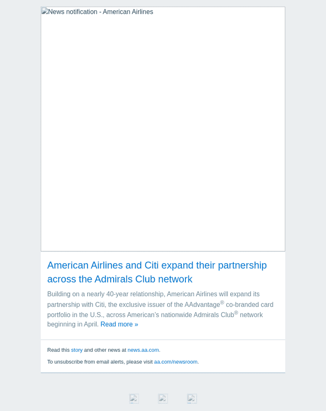 American Airlines email from Mon, Mar 30, 2026