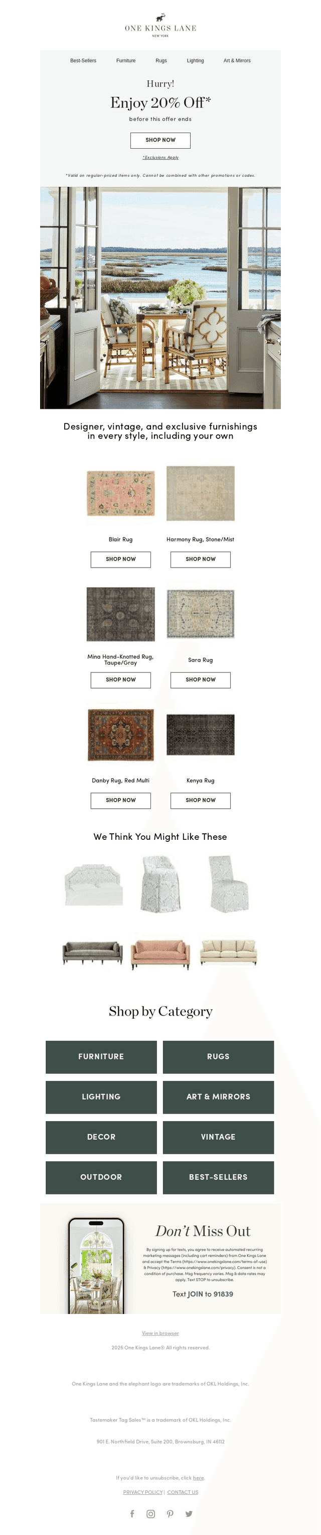 It ends tonight (20% Off, that is)