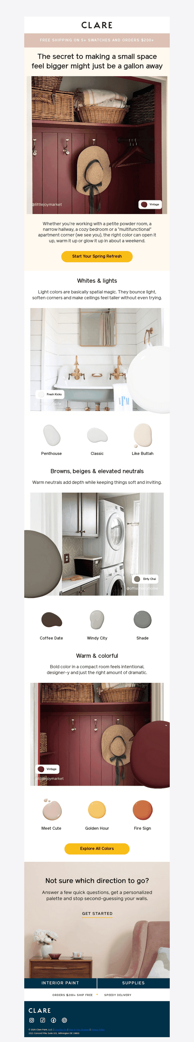 Smart color moves for compact rooms.