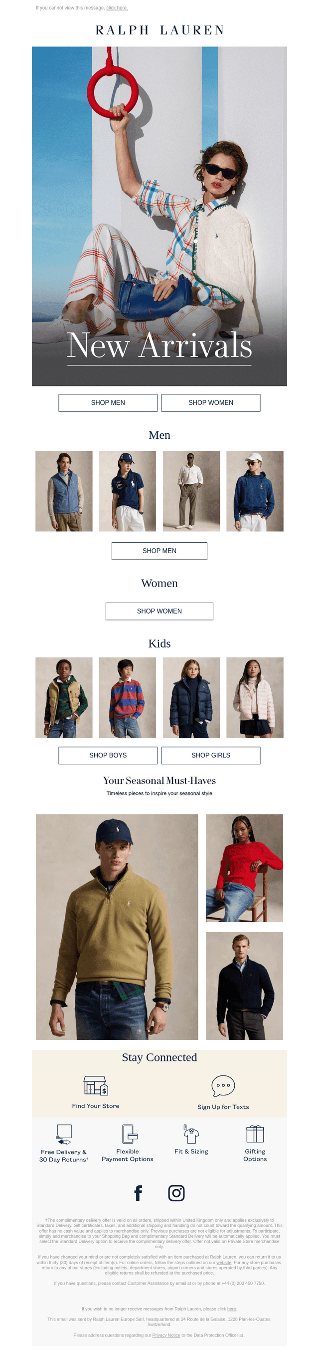 Ralph Lauren email from Tue, Mar 31, 2026