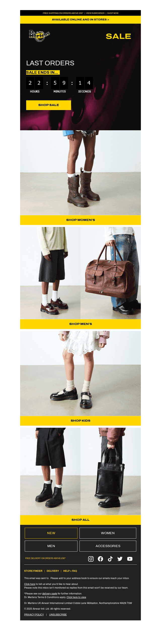 The DM's sale: Ends soon