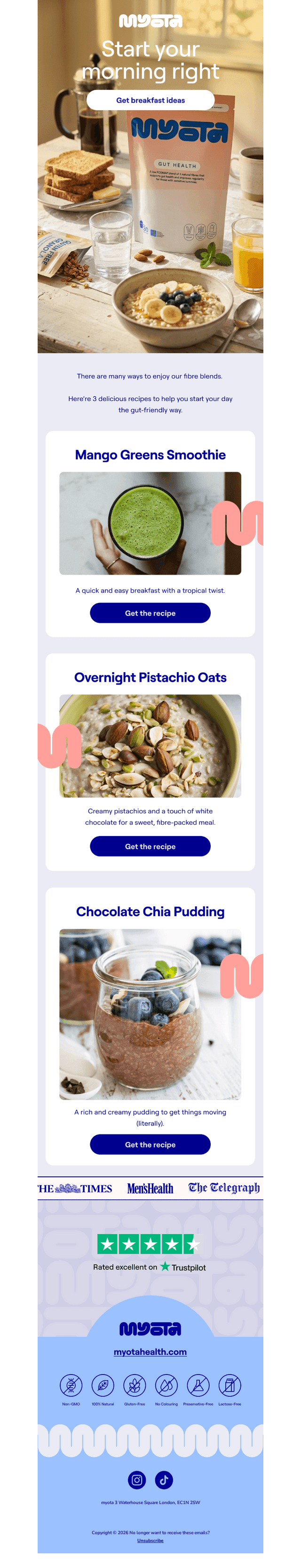 Gut-friendly breakfast ideas