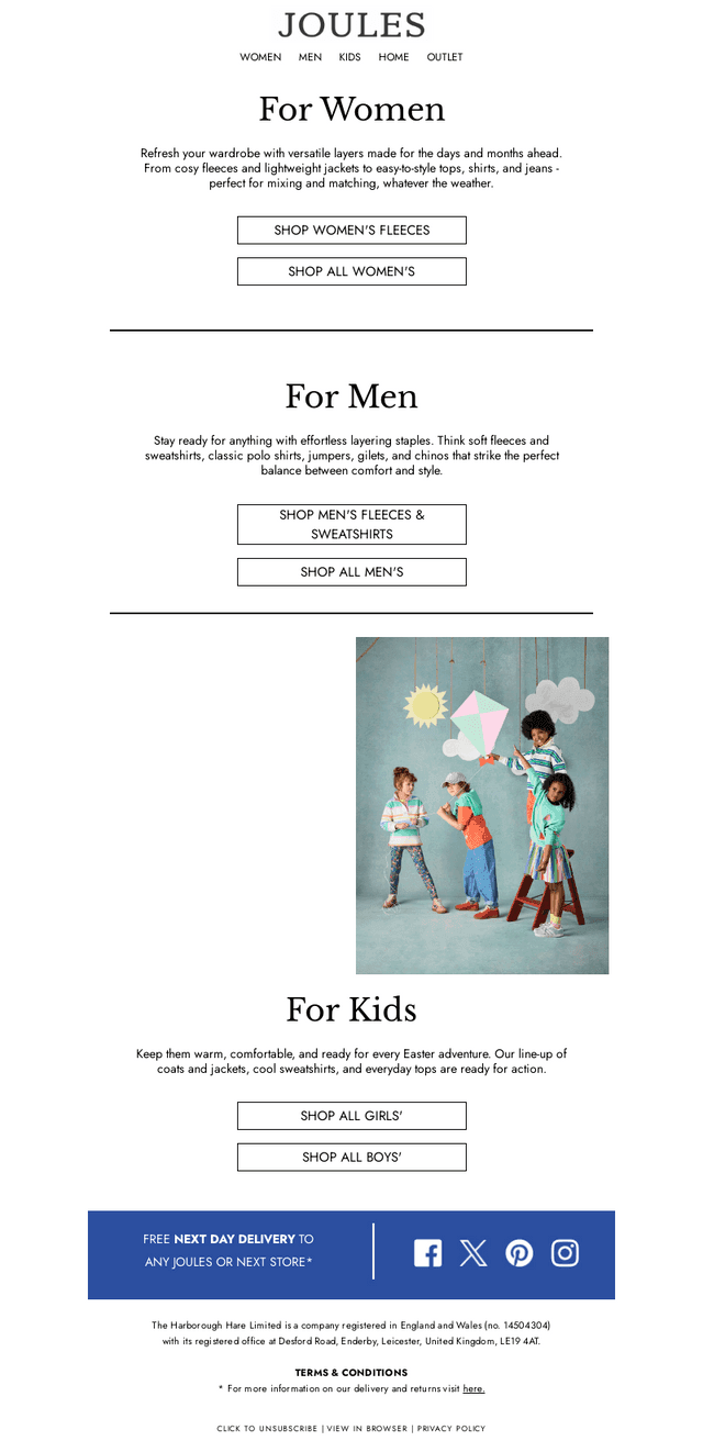 Joules email from Tue, Mar 31, 2026