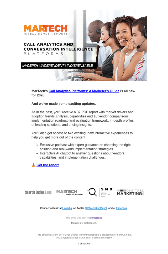 MarTech email from Tue, Mar 31, 2026