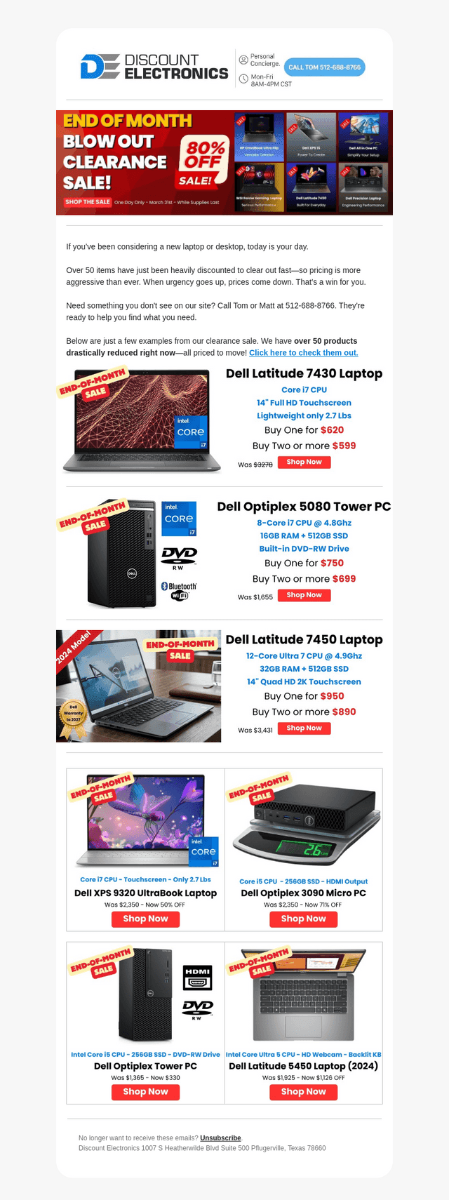 ⚠️ 1-Day Only: Massive Discounts | Laptops and Desktops