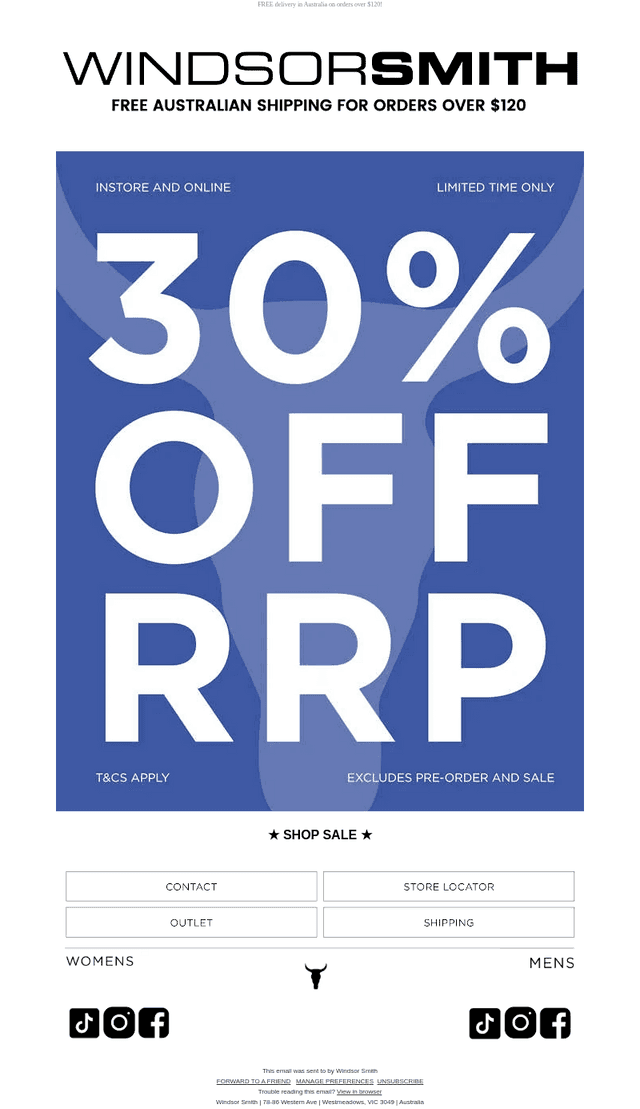 30% OFF STARTS NOW 🔥