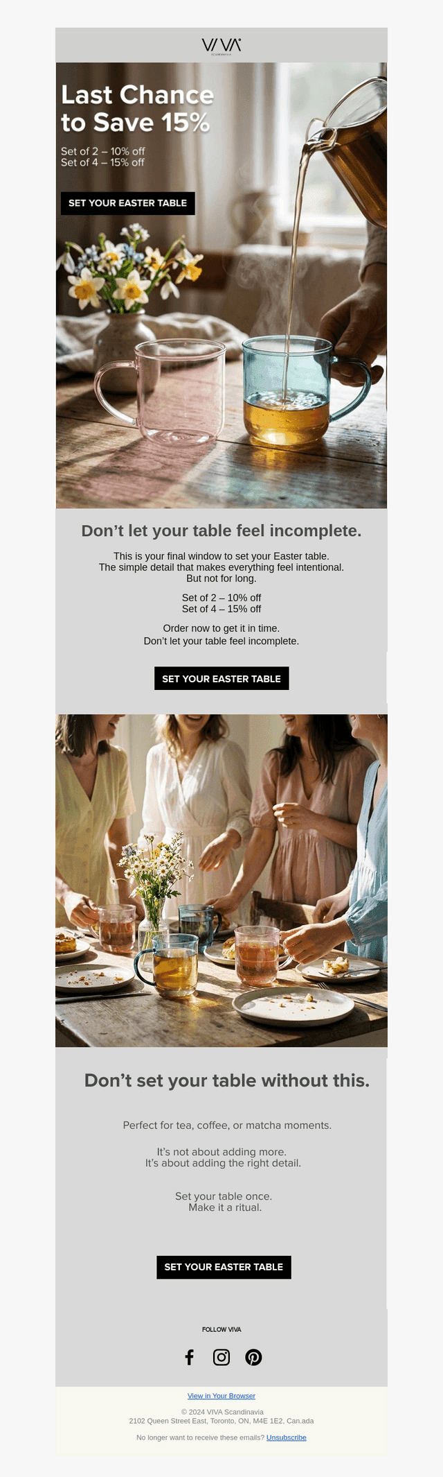 VIVA email from Tue, Mar 31, 2026