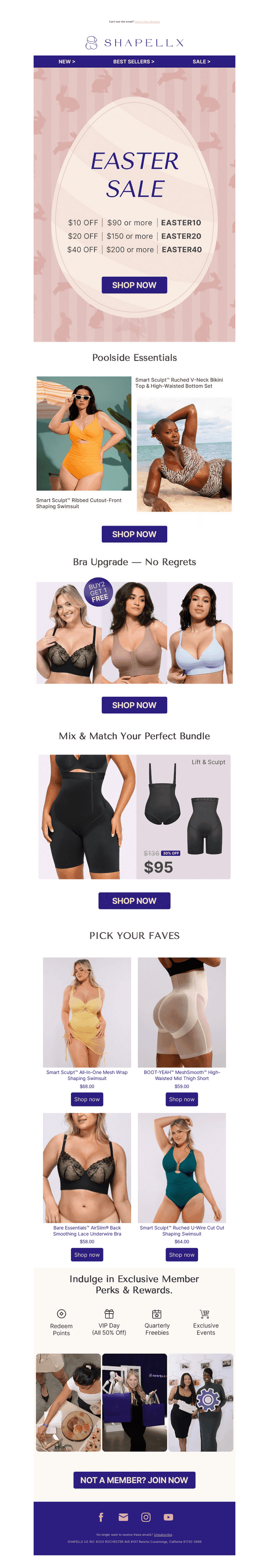 Easter Sale — Up to $40 Off