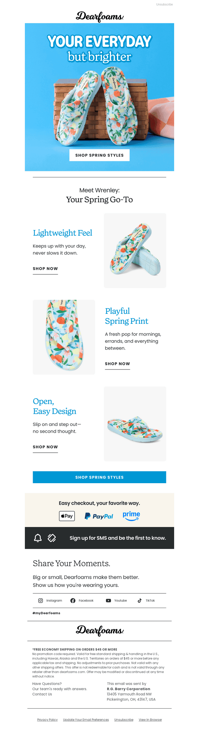 Spring starts at your feet