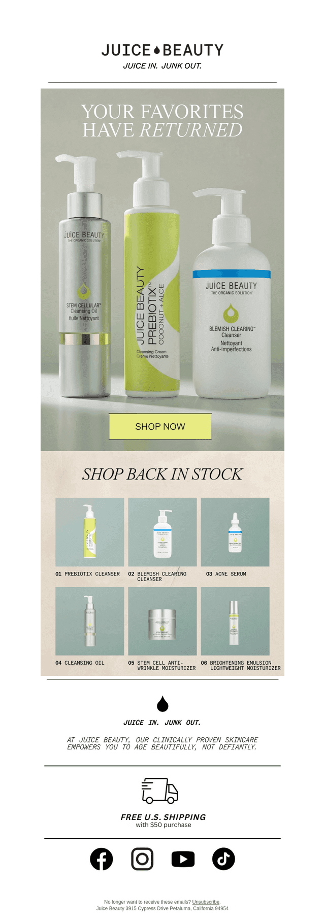 The Return of Your Essentials