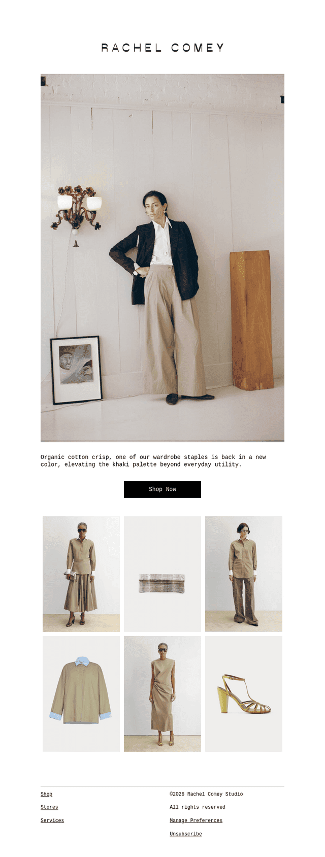 Crisp Cotton Khaki
