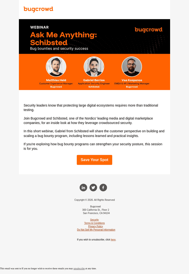 Join Schibsted for a webinar on scaling crowdsourced security