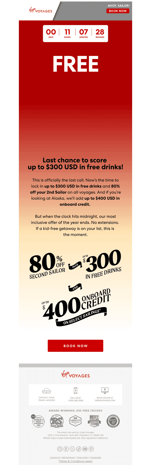FINAL HOURS: Once this offer's gone, it's gone