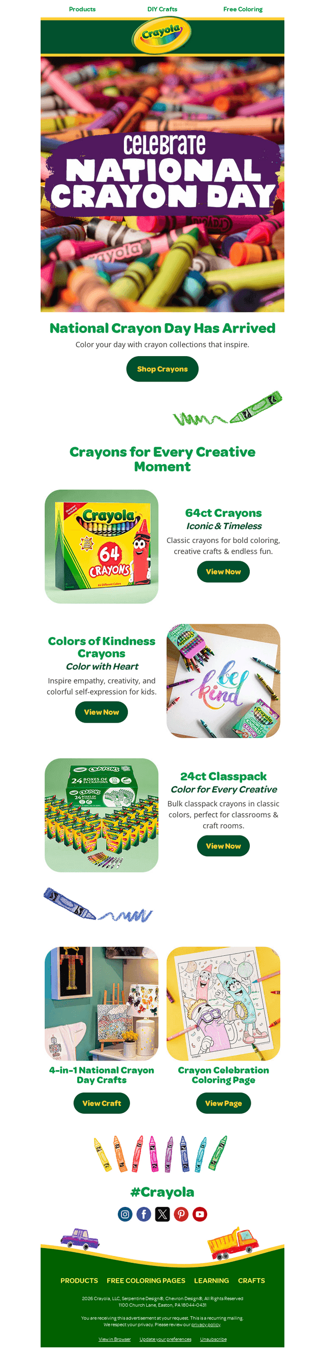 Crayons Out! It's National Crayon Day