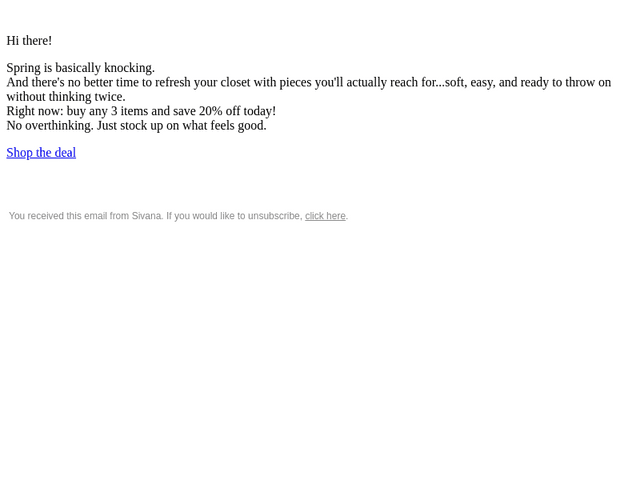Sivana email from Tue, Mar 31, 2026