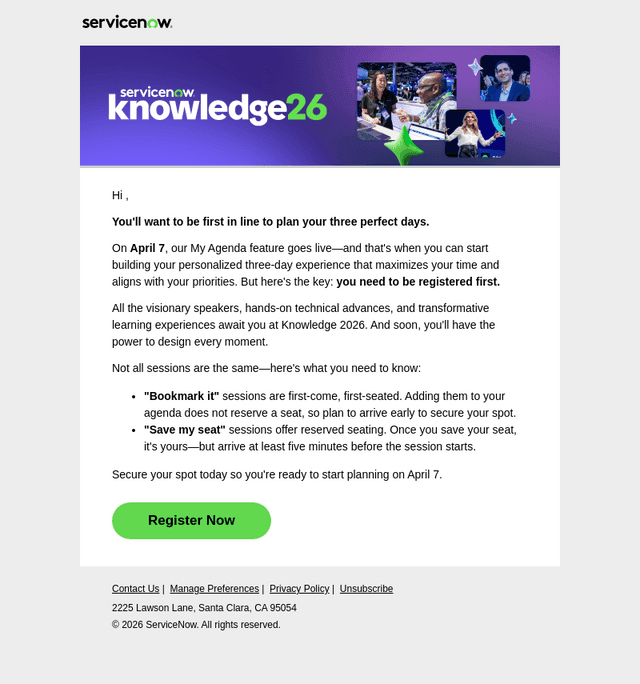 Register now — Knowledge sessions drop April 7