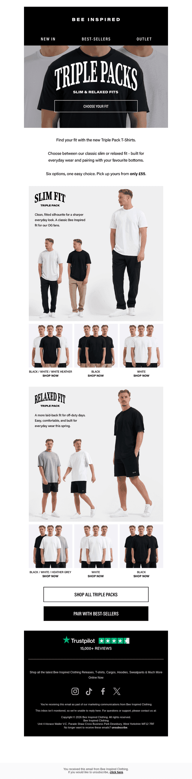 Triple Pack Tees: Slim or Relaxed? 🤔