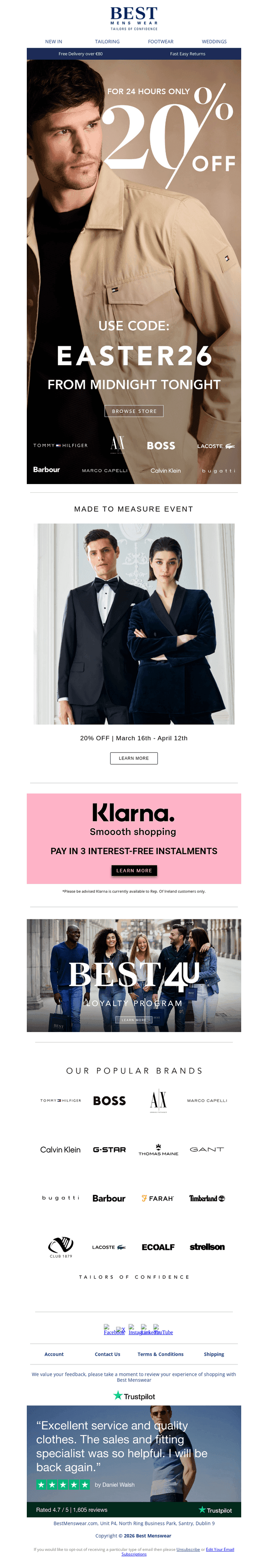 🤩 VIP Access Starts Midnight – Code: EASTER26 for 20% OFF