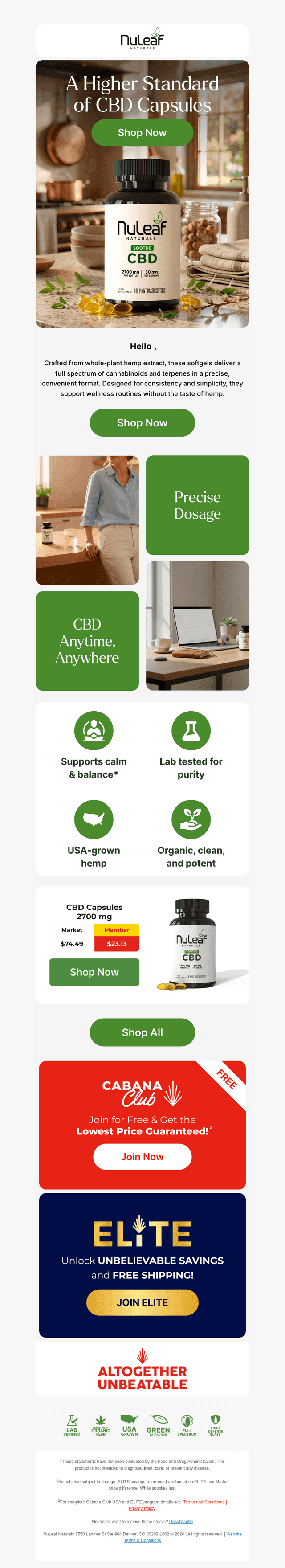 Clean CBD in Every Capsule
