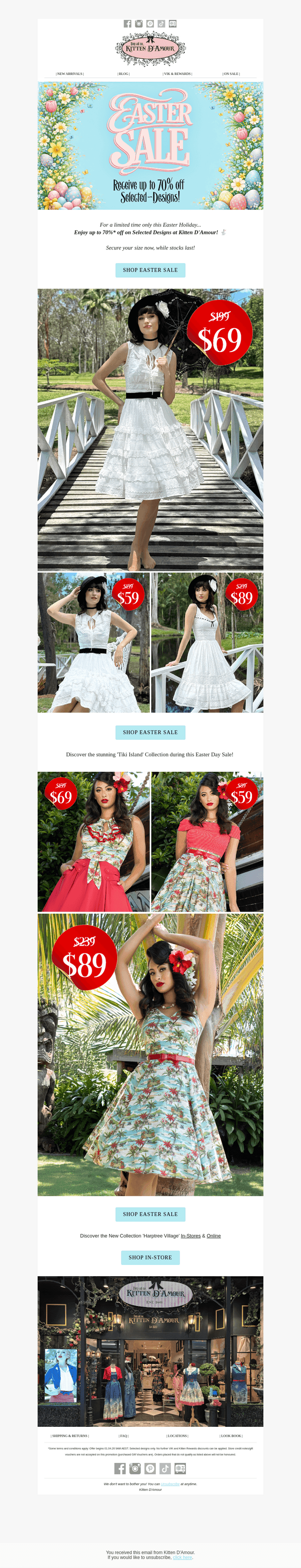 Kitten D'Amour email from Tue, Mar 31, 2026