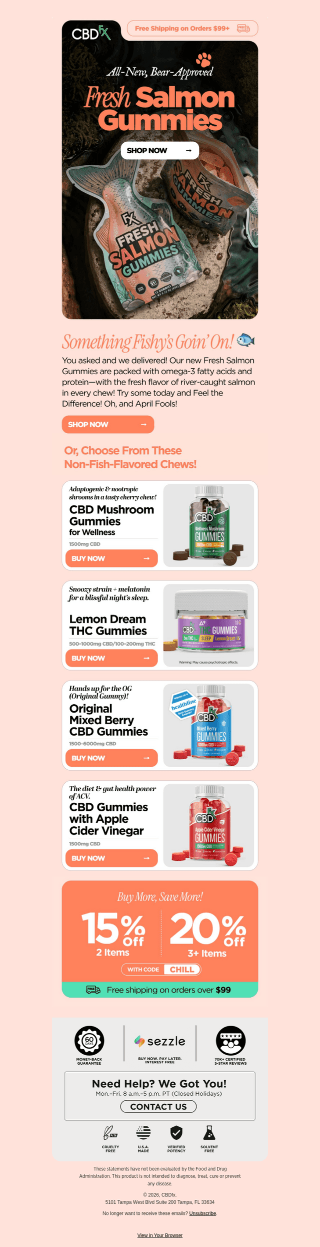 New Product Drop: Fresh Salmon Gummies! 🐟