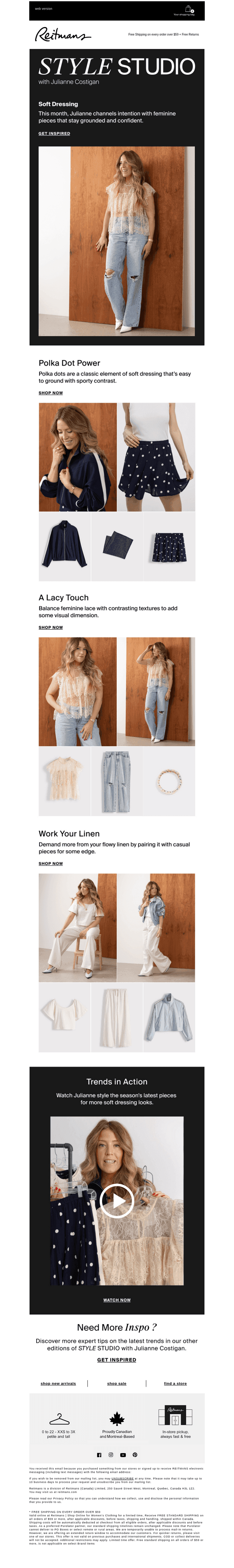 Style Studio with Julianne Costigan: Soft Dressing