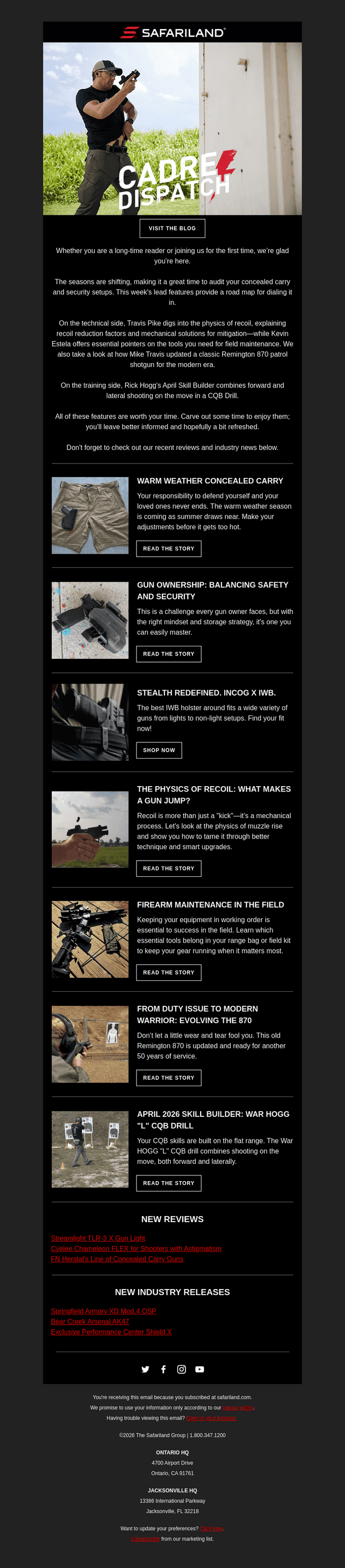 The CADRE Dispatch: Issue #103