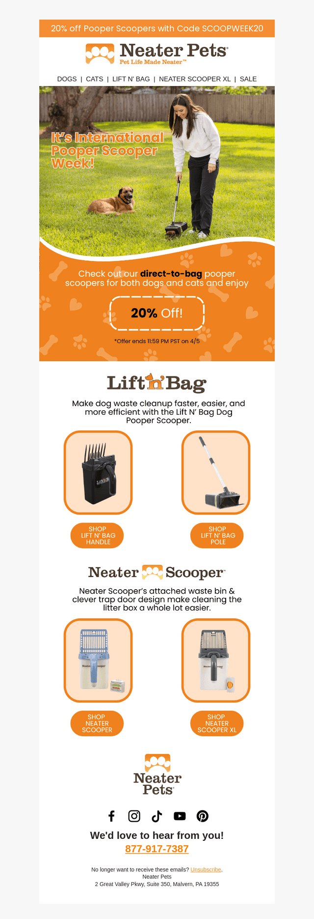 It’s Pooper Scooper Week - Save 20% Off! 💩🐾