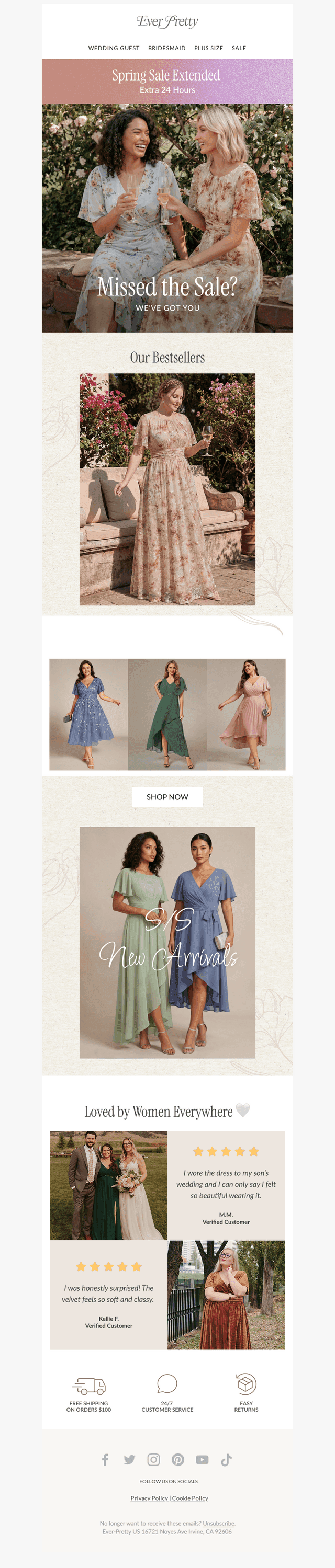 Spring Sale Extended — Extra 24 Hours