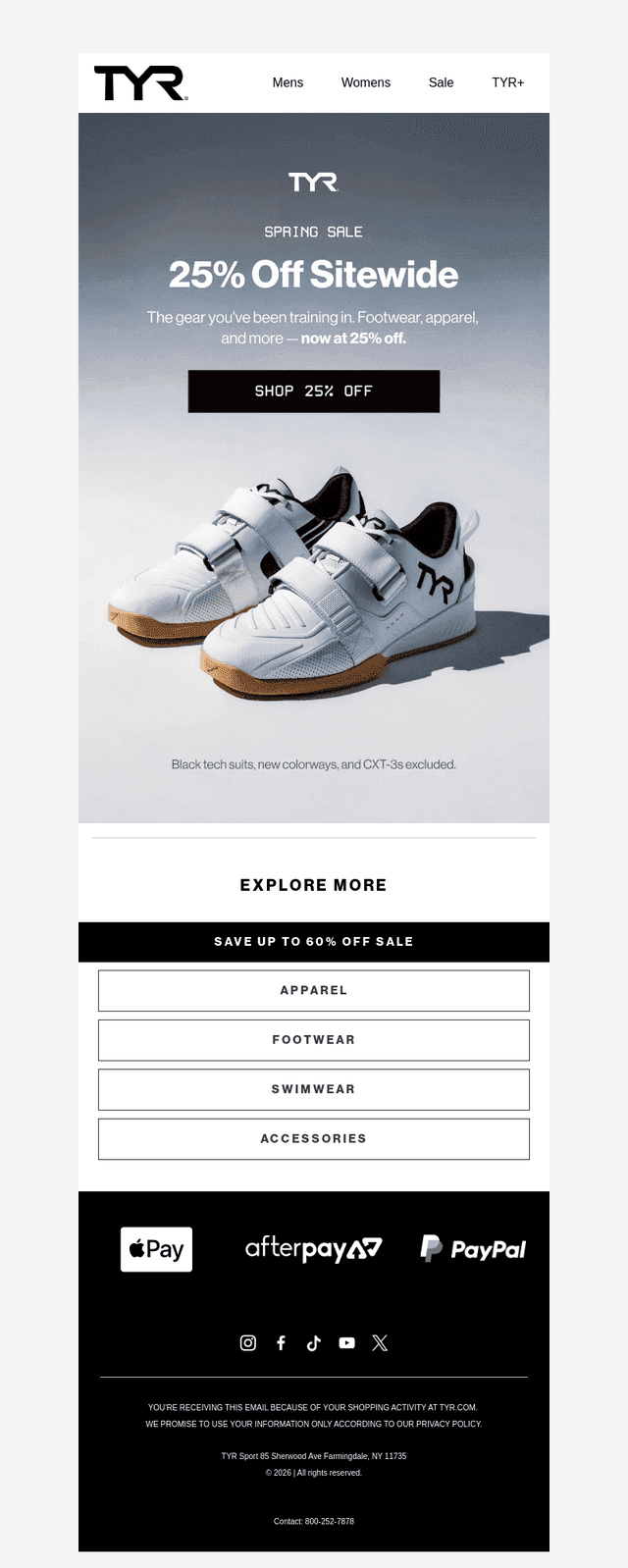 Spring Sale: 25% Off SITEWIDE