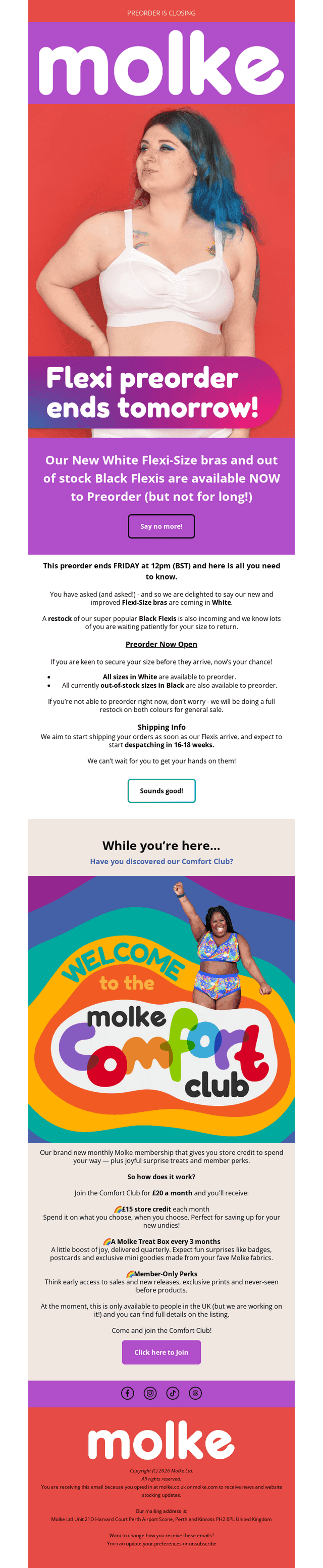 Flexi Preorder Is Closing