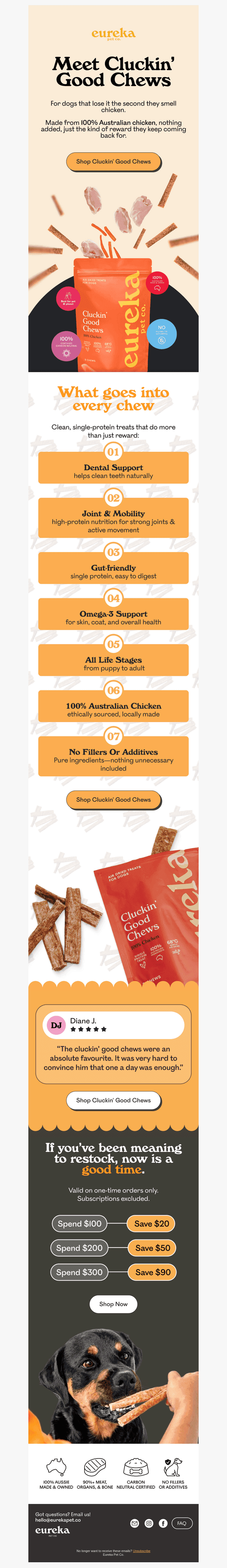 Introducing Cluckin’ Good Chew