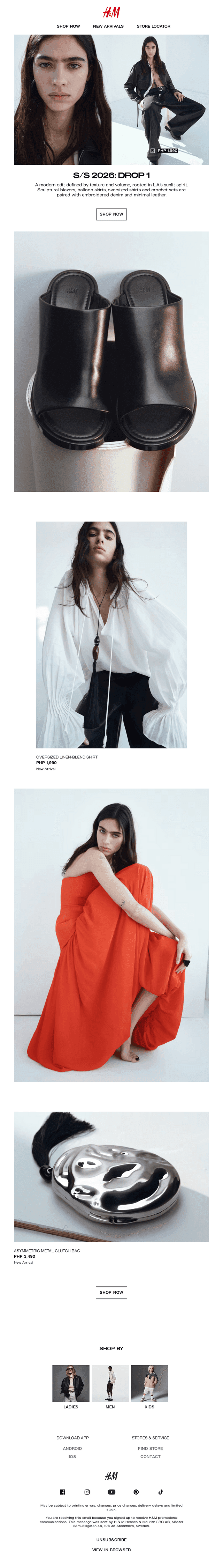 S/S 2026: Drop 1 is out now