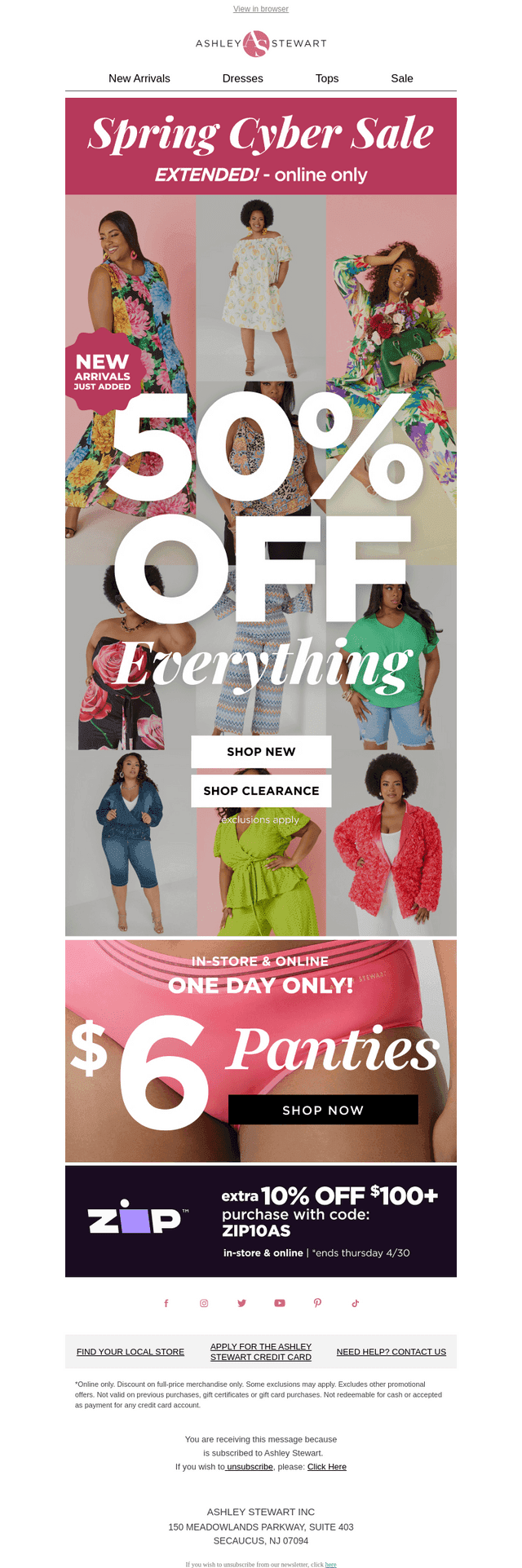 50% Off Everything (New & Clearance) Ends Tonight🚨