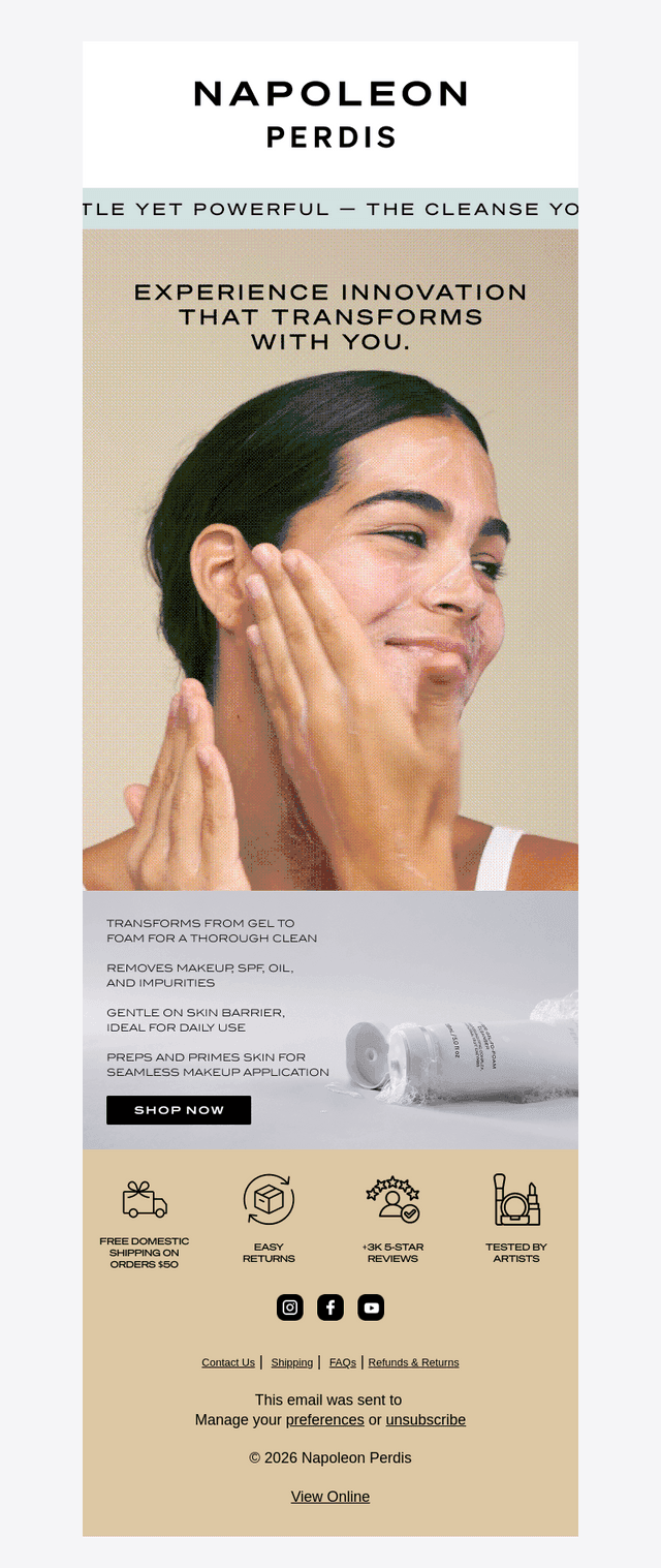 Your Everyday Cleanser, Elevated.
