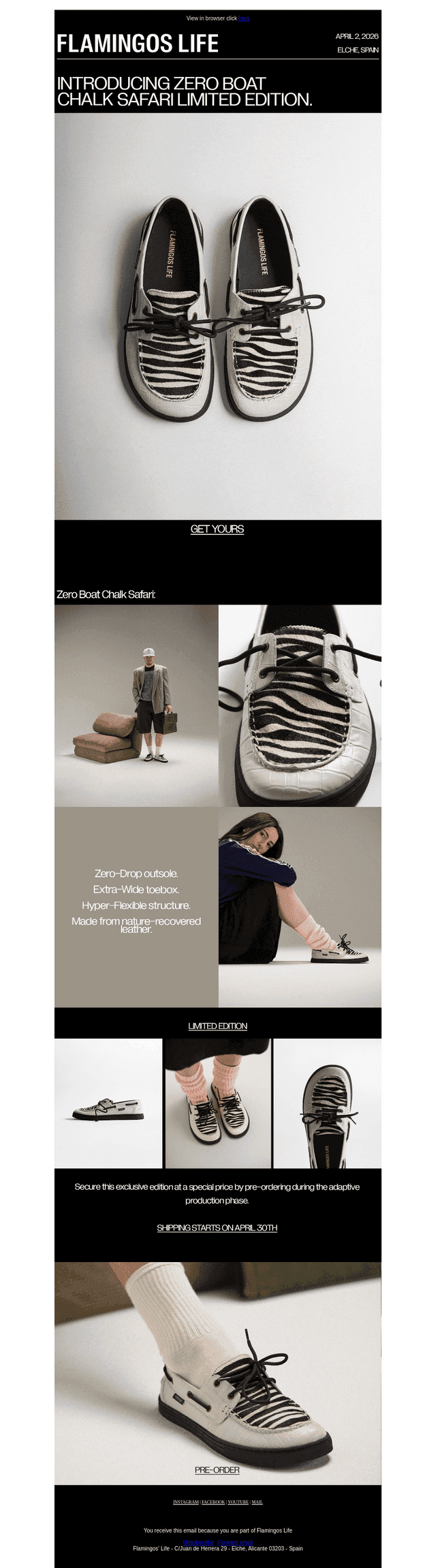 INTRODUCING ZERO BOAT CHALK SAFARI