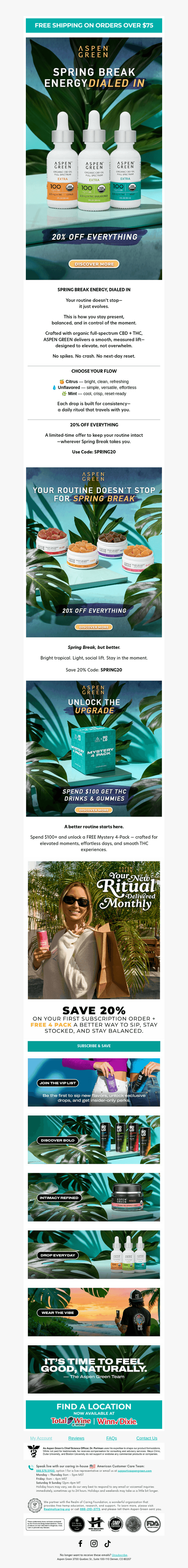 Aspen Green email from Thu, Apr 2, 2026