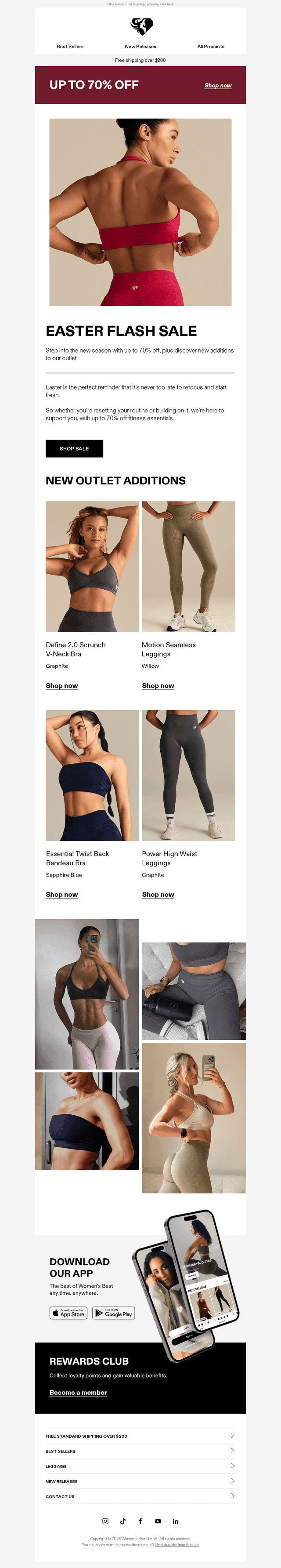 Women's Best email from Thu, Apr 2, 2026