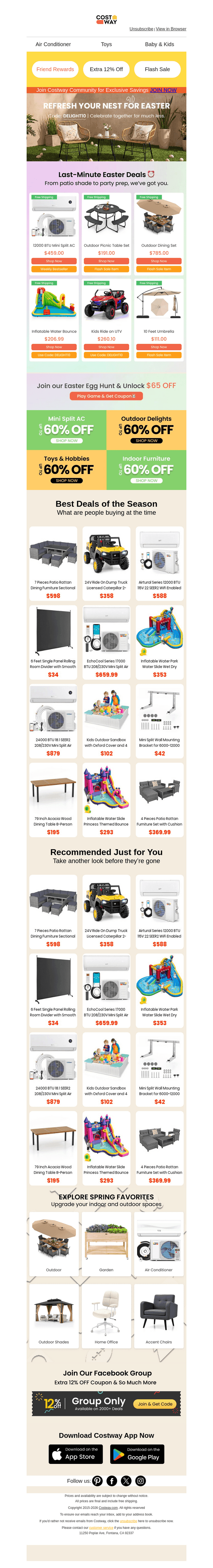 Costway email from Fri, Apr 3, 2026