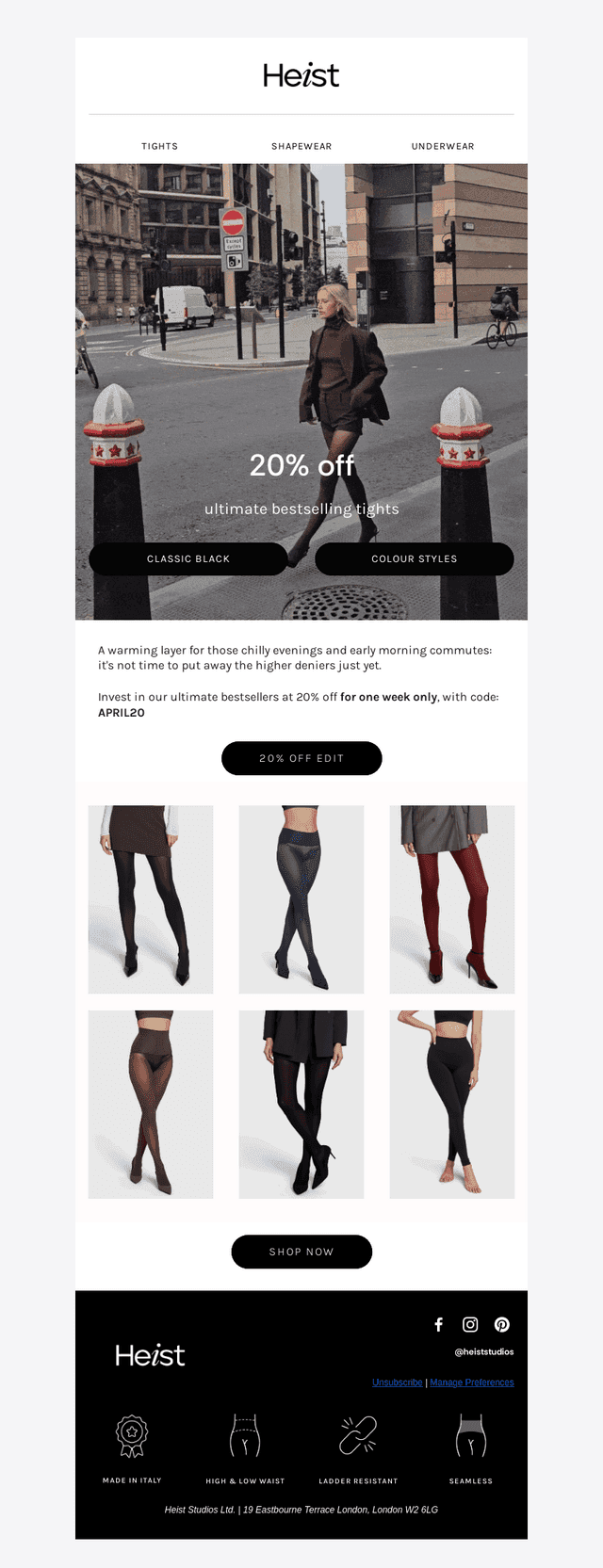 20% OFF: LAST CHANCE