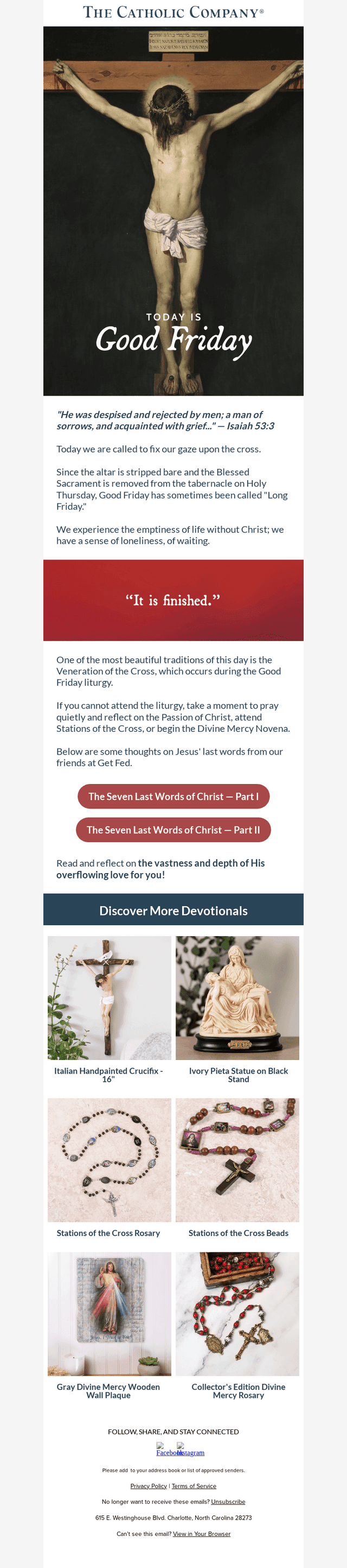 [Good Friday] We Behold
