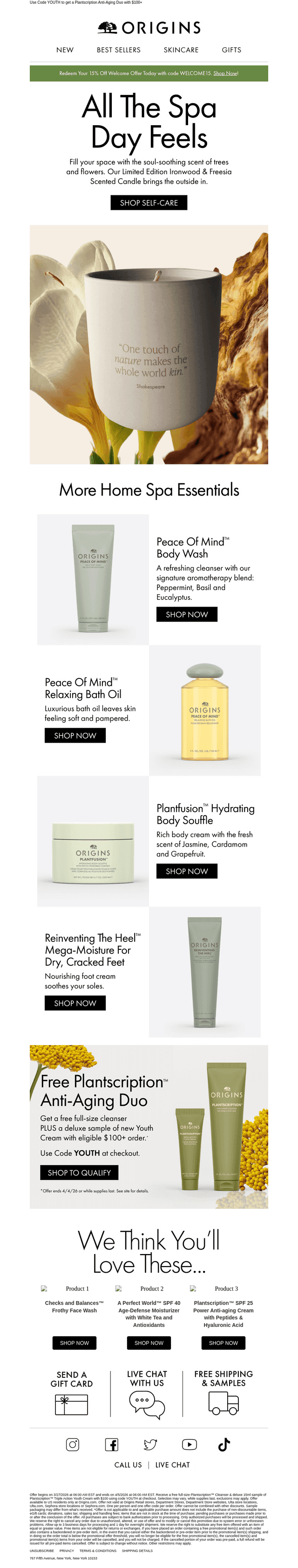 Unwind with our home spa essentials
