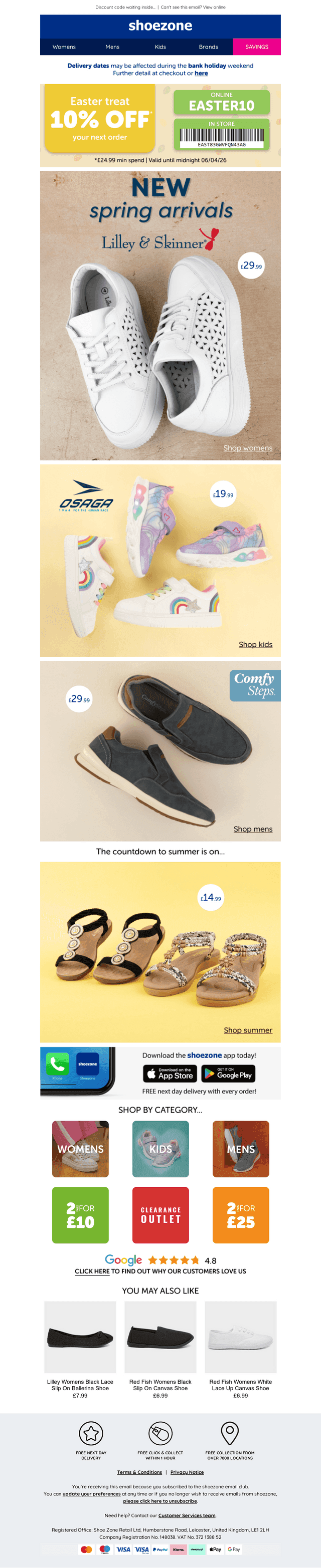 NEW Spring arrivals - get 10% OFF today!