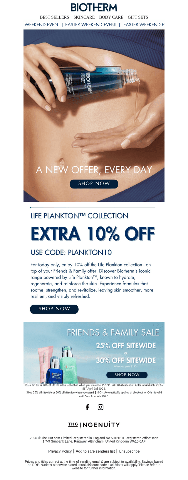 Biotherm email from Fri, Apr 3, 2026