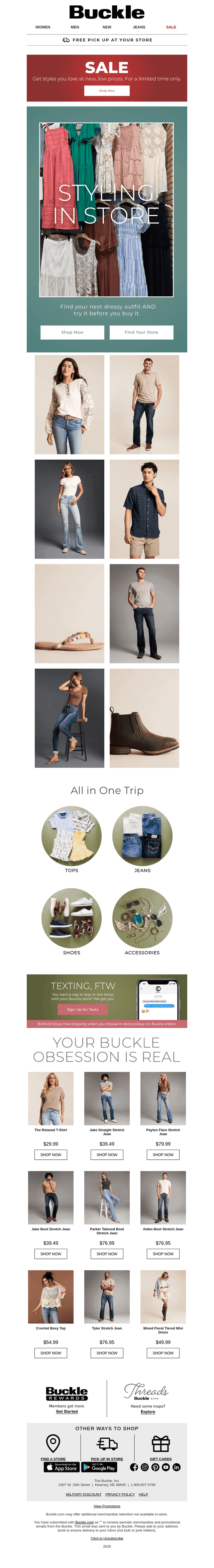 Shop In Store and Elevate Your Style