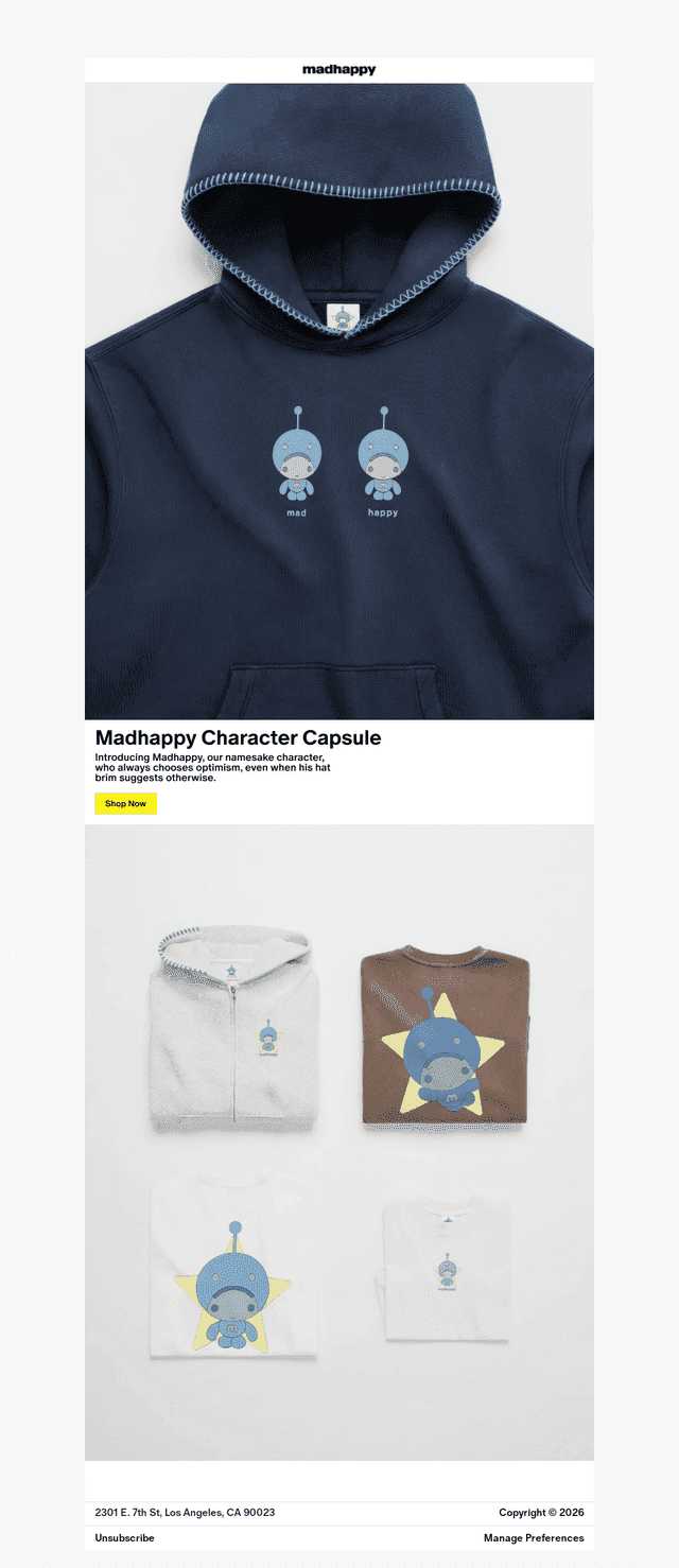 Madhappy Character Capsule