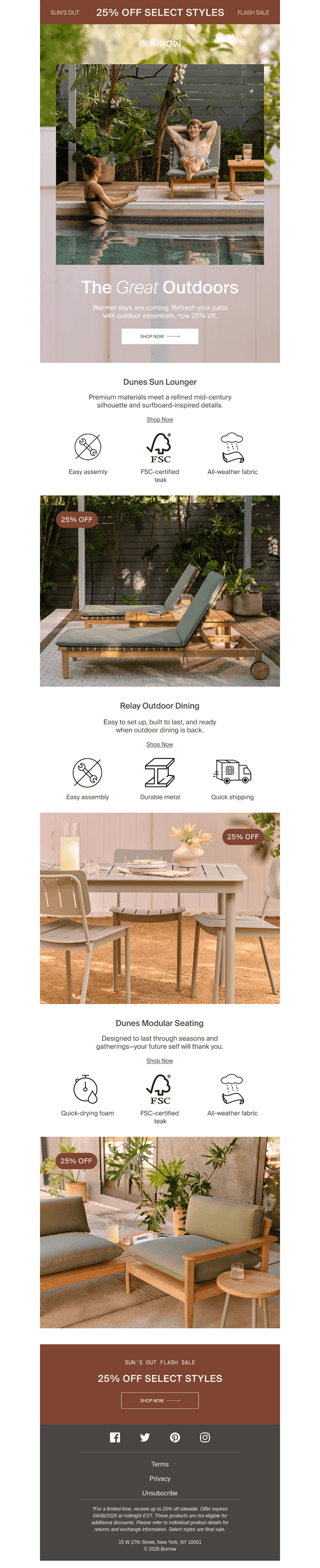 Your outdoor upgrade starts here